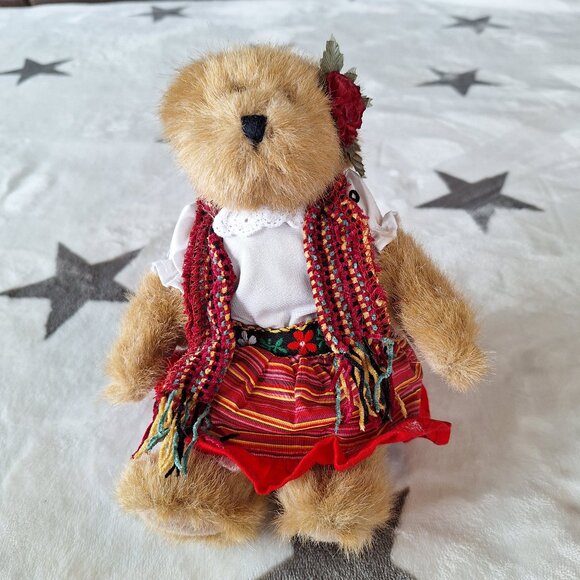 Vintage With Tag Boyds Bears BAILEY IN LATIN AMERICA #99118V 2005 8”‎ Plush - Picture 1 of 10
